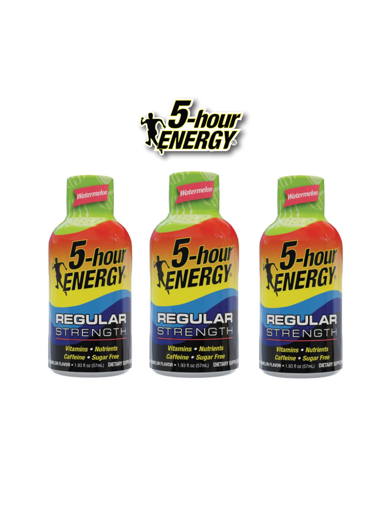 5 Hour Energy Watermelon Regular Strength 1.93FL / 3CT