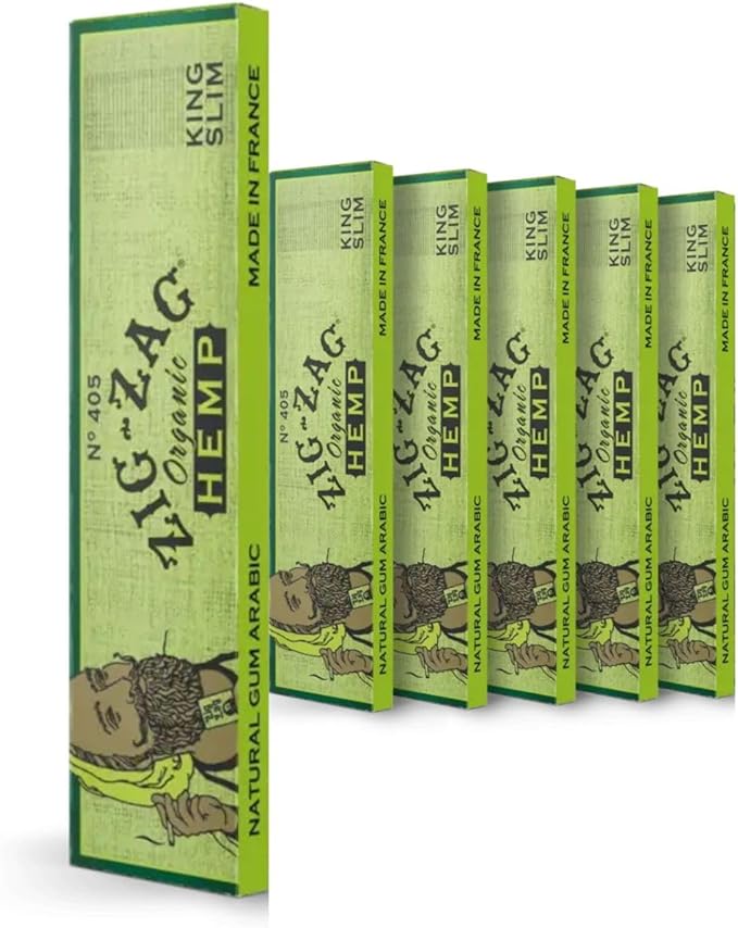 Zig-Zag Organic Hemp King Slim 6CT