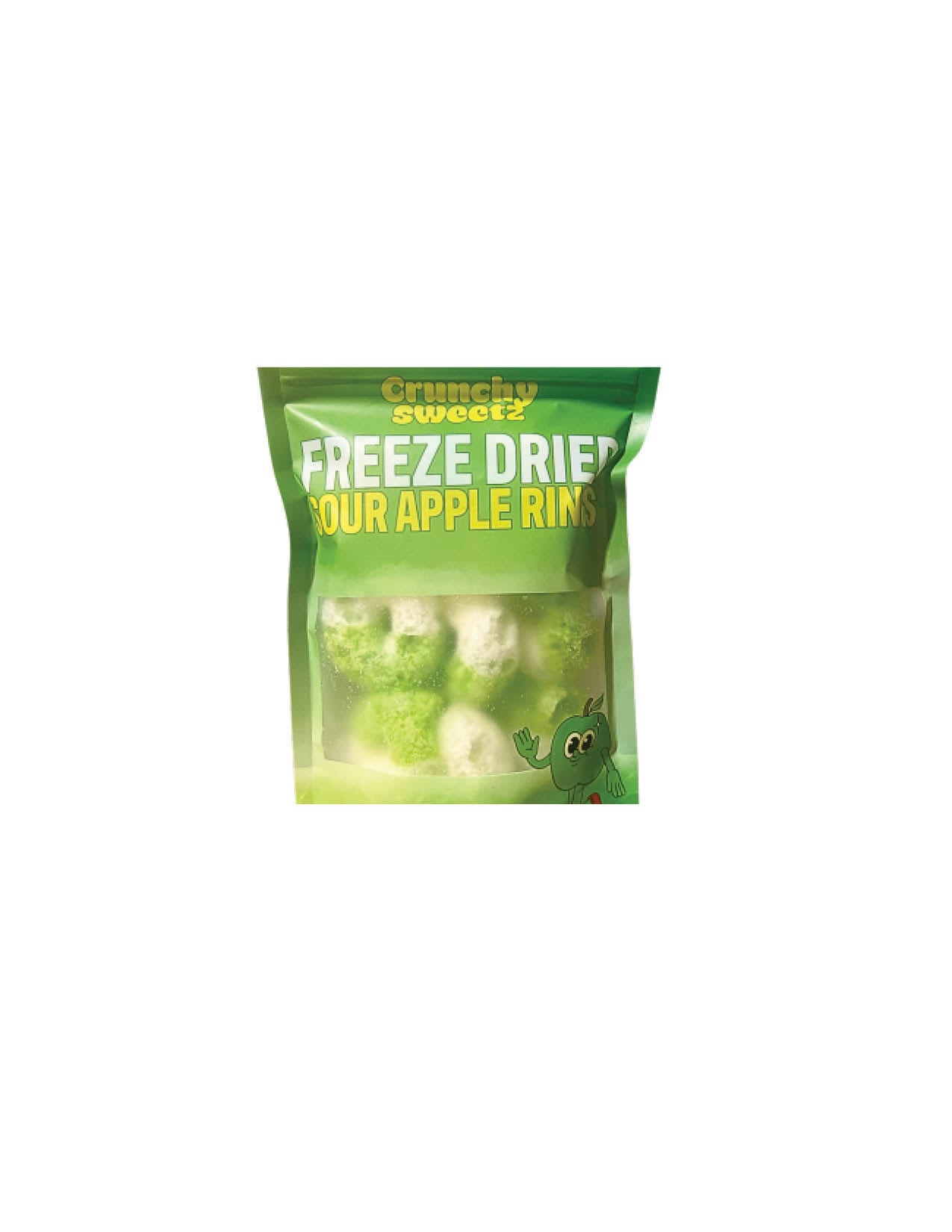 Crunchy Sweetz Freeze Dried Sour Apple Rings 2.0OZ / 1CT