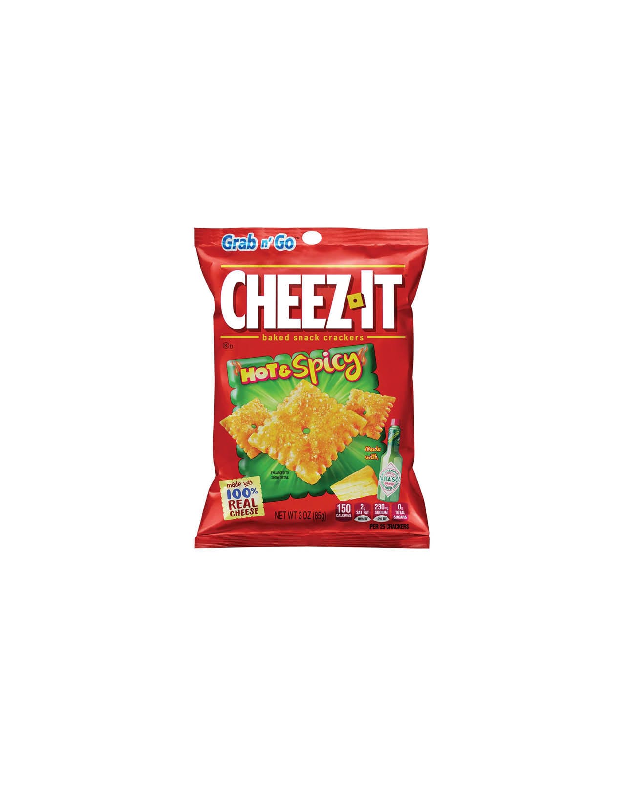 Cheez It Crackers Hot & Spicy 2OZ / 1CT