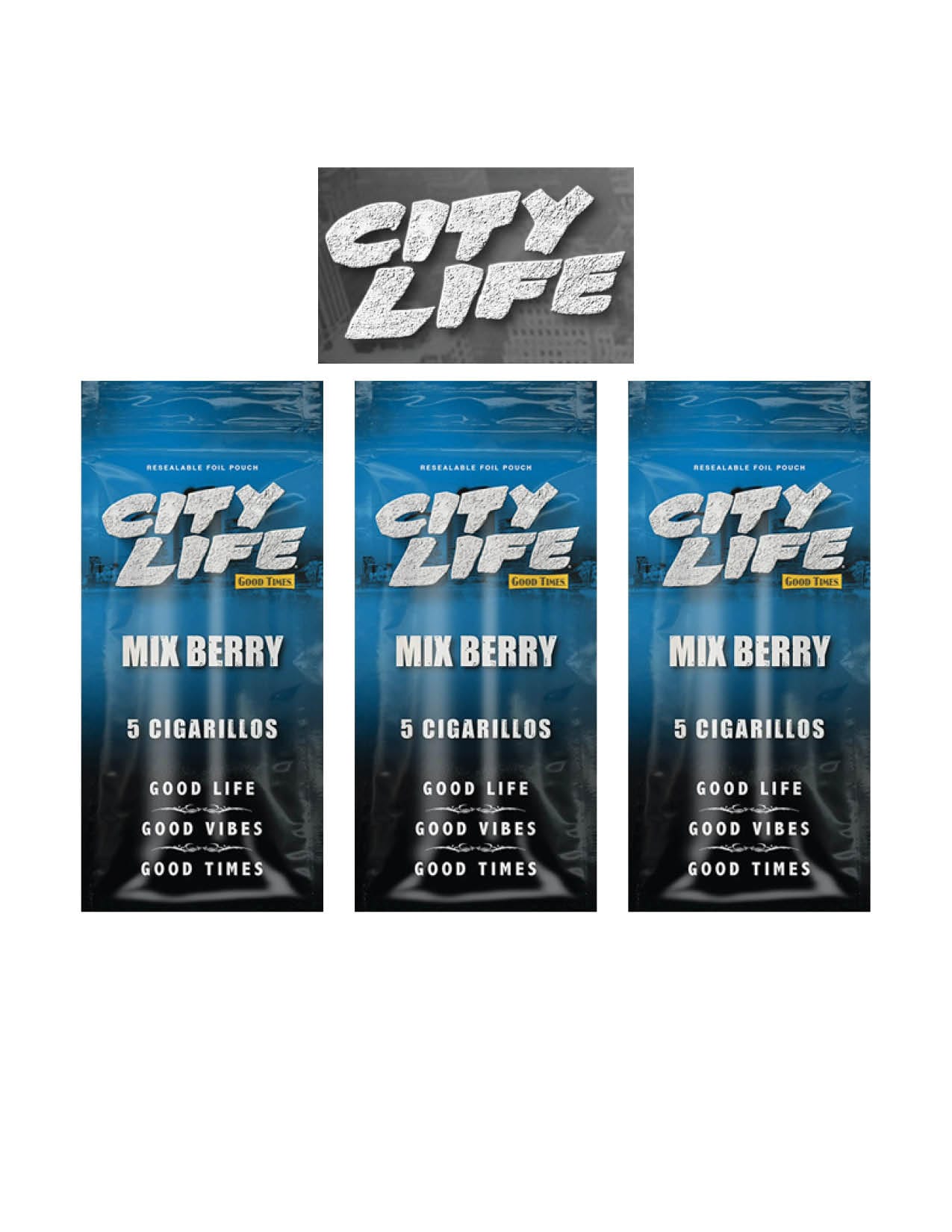City Life Mix Berry 5 Cigar/ 3CT