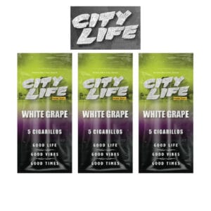 City Life White Grape 5 Cigar/ 3CT
