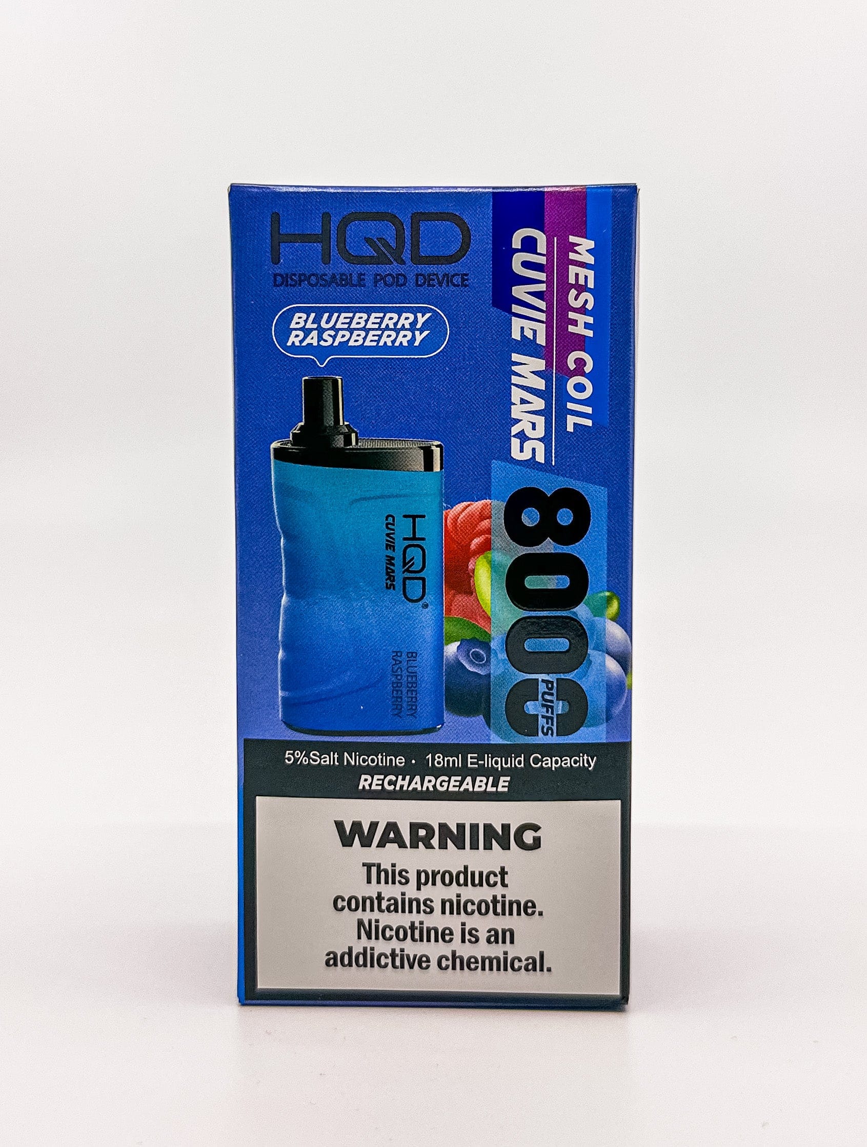 HQD 8000 Blueberry Raspberry