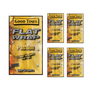 Flat Wraps Passion 2 Cigar Wraps/5CT