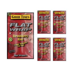 Flat Wraps Strawberry Kiwi 2 Cigar Wraps/5CT