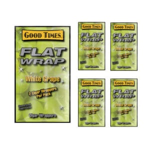 Flat Wraps White Grape 2 Cigar Wraps/5CT