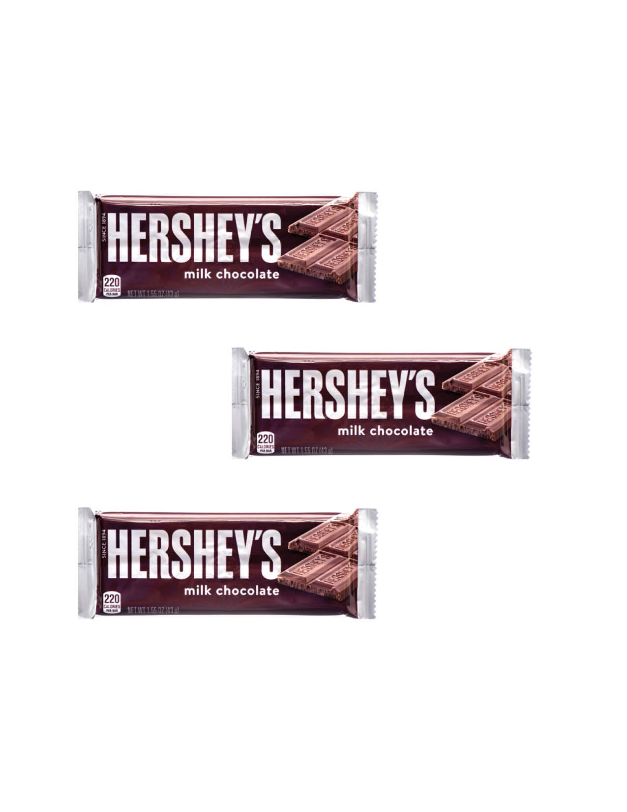 Hershey's Milk Chocolate 1.45OZ / 3CT