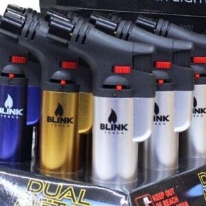 Blink Dual Metal Torch Lighter 1CT (Dual Flame)