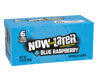 Now And Later Blue Raspberry 0.93OZ/1CT