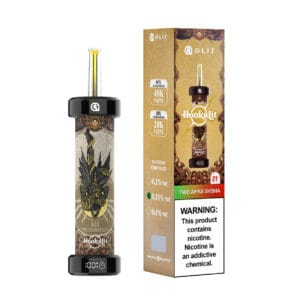 Hooka Lit Two Apple Shisha 40K/1CT