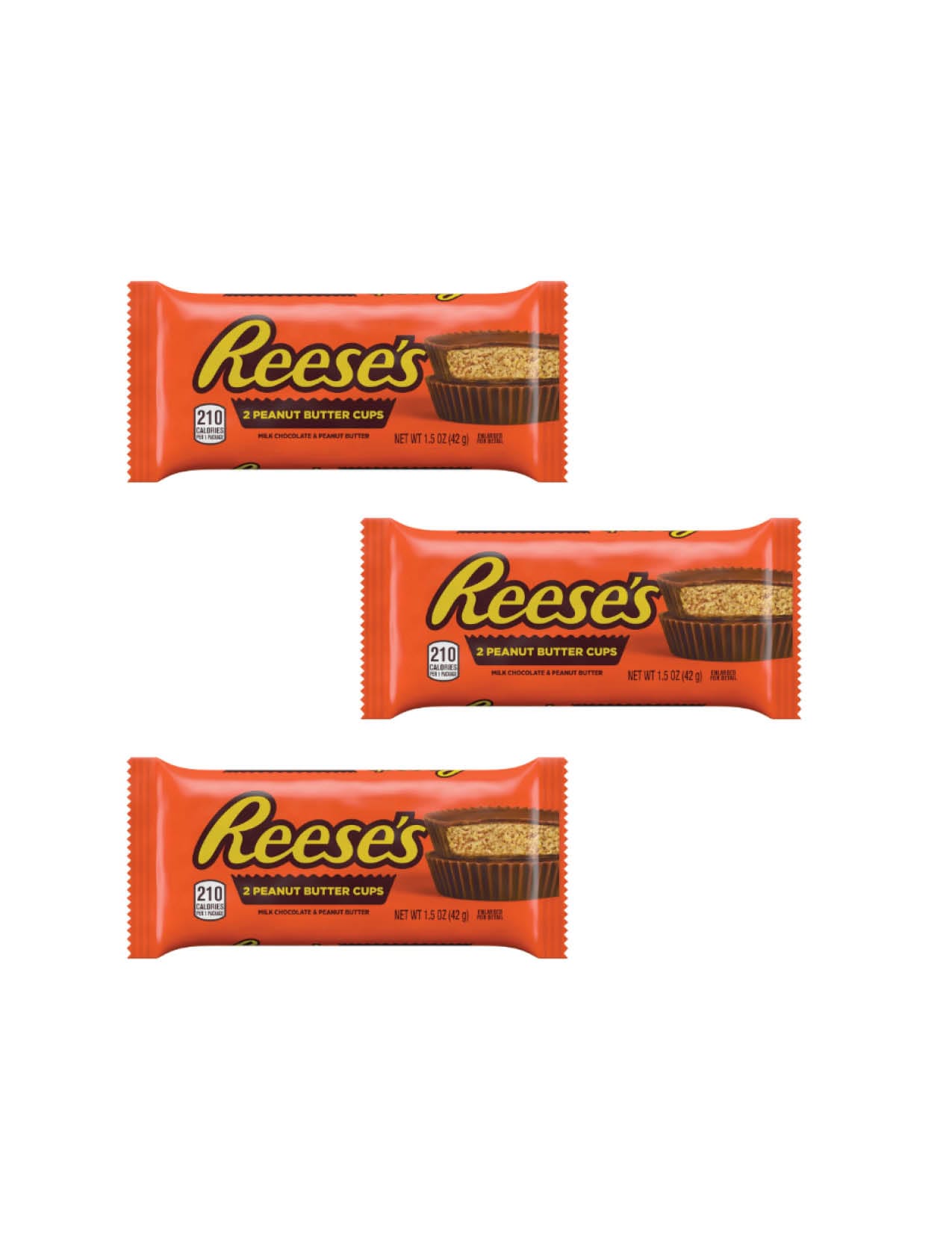 Reese's 2 Peanut Butter Cups 1.5OZ / 3CT