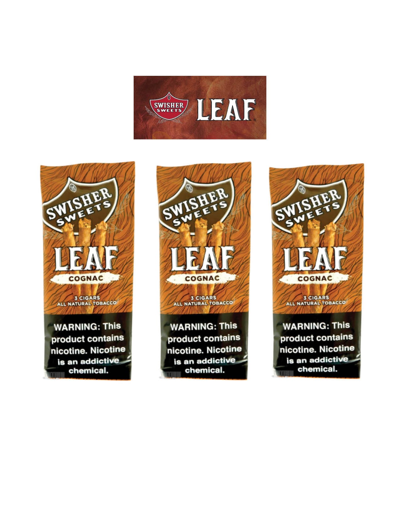 Swisher Sweets Leaf Cognac / 3CT
