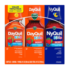 DayQuil & NyQuil Kids Berry (Value Triple Pack)/8 FL 3 Bottles