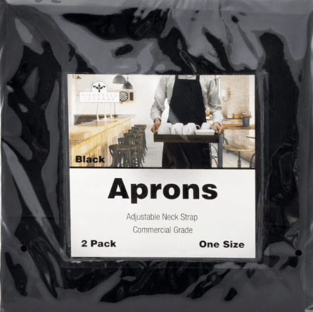 Chef's Apron Black 2CT