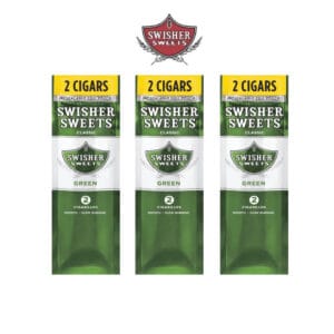 Swisher Sweets Green 2 Cigar/ 3CT
