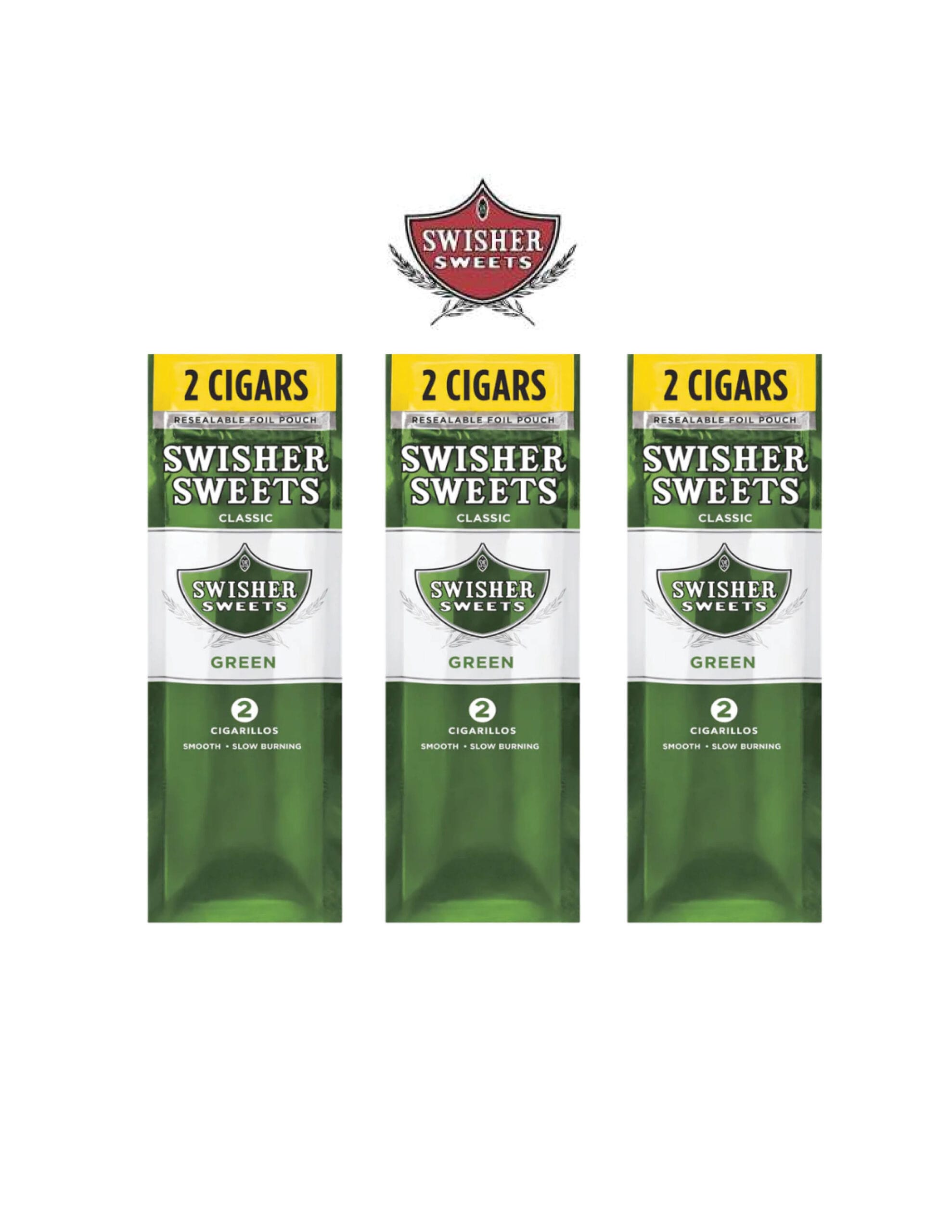 Swisher Sweets Green 2 Cigar/ 3CT