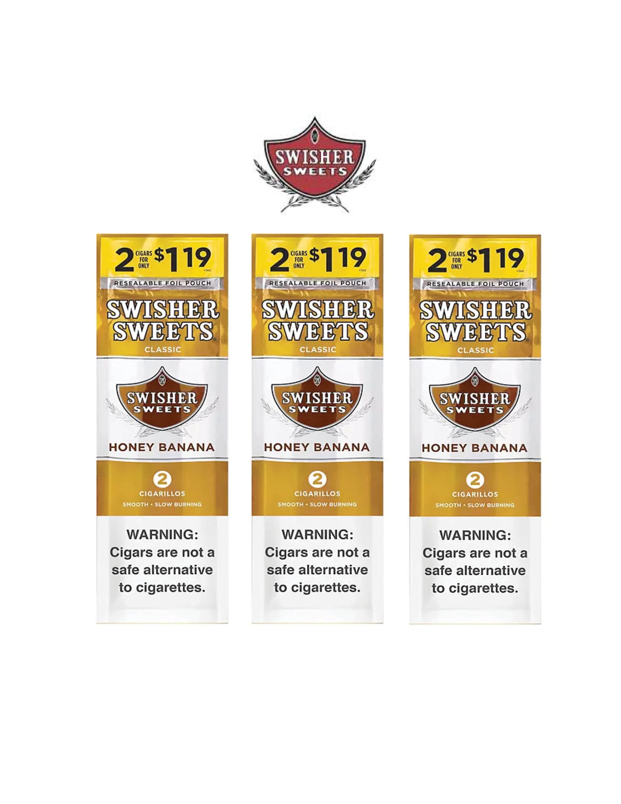 Swisher Sweets Honey Banana 2 Cigar/ 3CT
