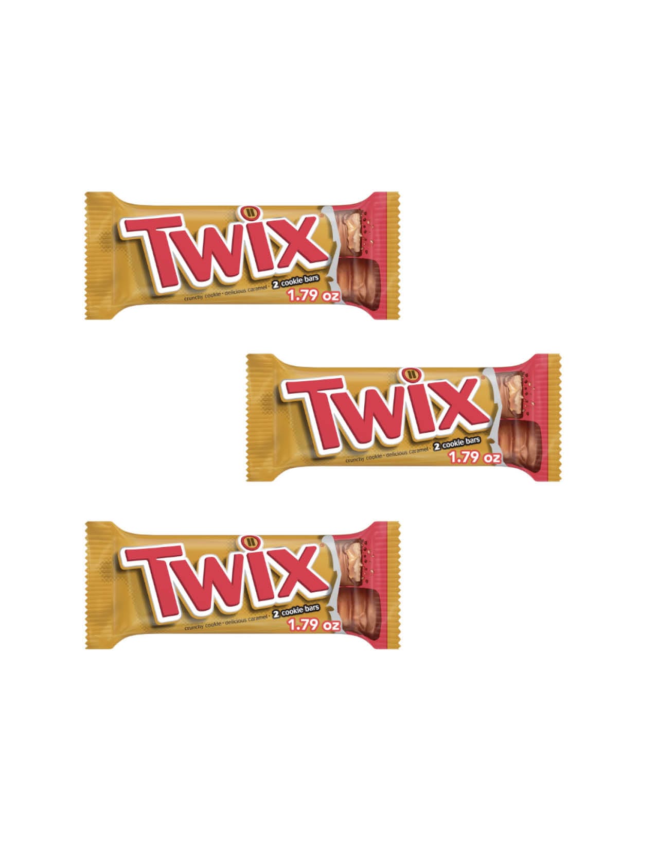 Twix 2 Cookie bars 1.79OZ / 3CT
