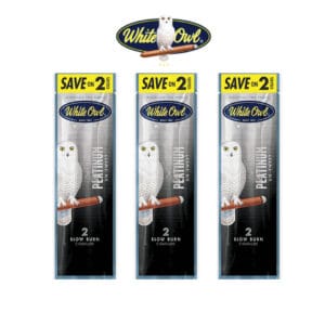 White Owl Platinum 2 Cigar/ 3CT