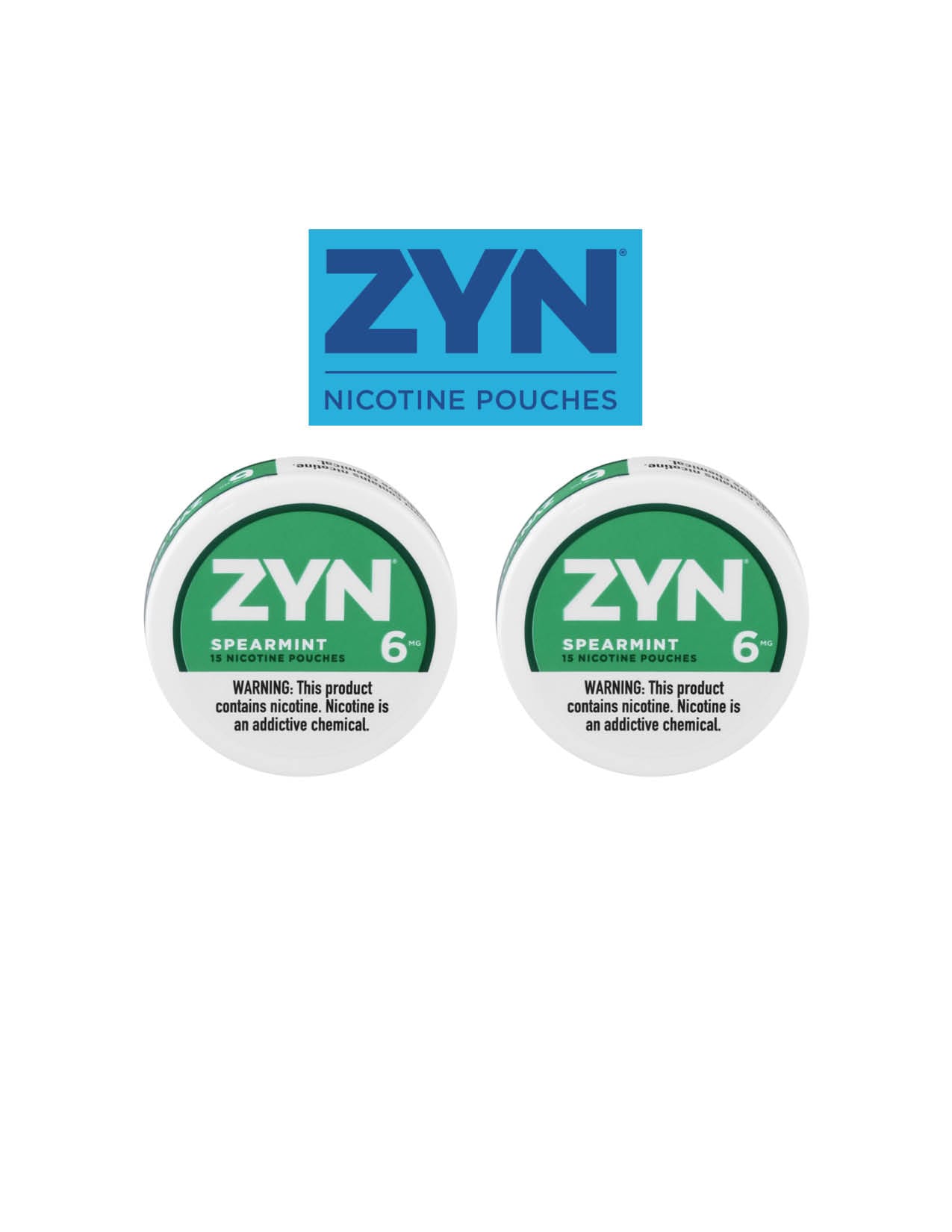 ZYN Pouches Spearmint 6MG / 2CT