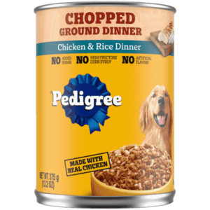 Pedigree Choopped Ground Dinner Chicken & Rice Dinner 13.2OZ/1CT