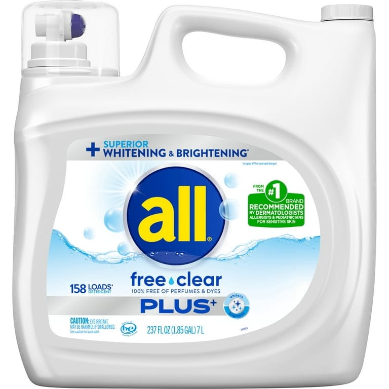 All Free & Clear Liquid Laundry Detergent 158 LDS/237OZ 1CT