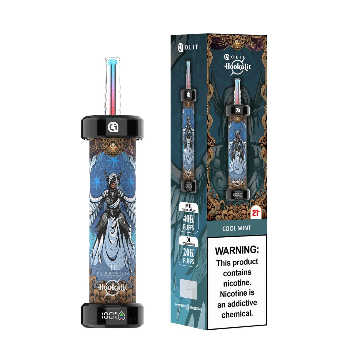 Hooka Lit Cool Mint 40K/1CT