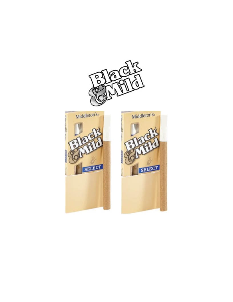 Black Mild Select Plastic Tip 5 Pack / 2CT
