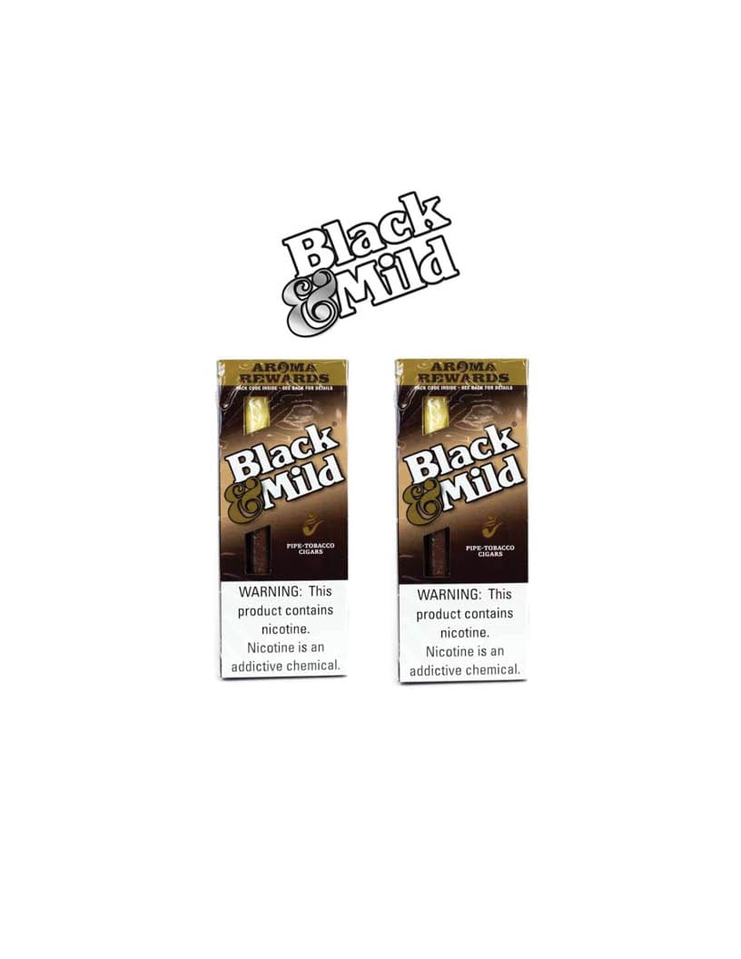 Black Mild Original Plastic Tip 5 Pack / 2CT