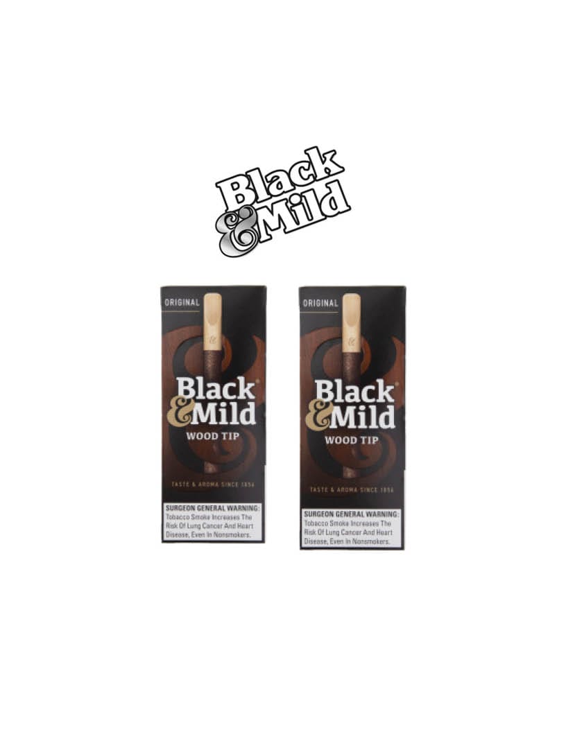 Black Mild Original Wood Tip 5 Pack / 2CT