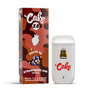 Cake 3.0 Delta 10 Strawberry Jam Indica Disposable / 1CT