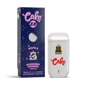 Cake 3.0 Delta 8 Blueberry Cookies Indica Disposable / 1CT
