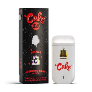 Cake 3.0 Delta 8 Wedding Cake Indica Disposable / 1CT