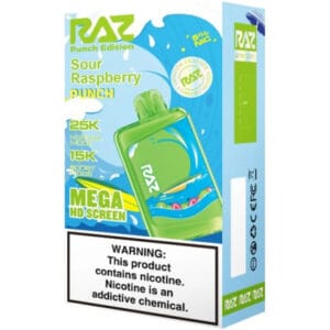 Raz LTX Sour Raspberry Punch 25K/1CT