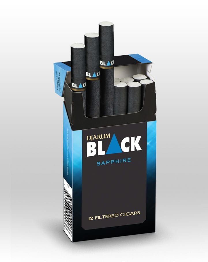 Djarum Black Sapphire 12 Filtered Cigars / 1CT