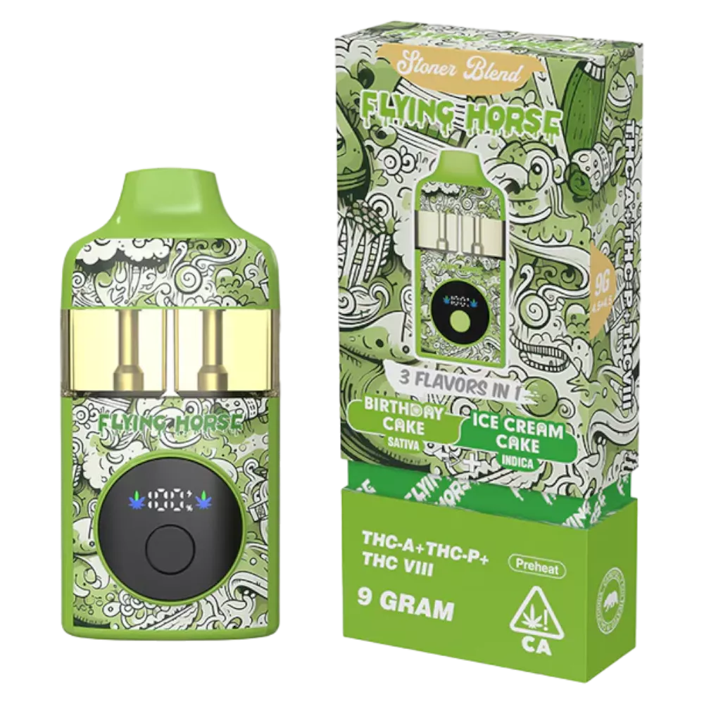 Flying Horse Birthday Cake Sativa Ice Cream Cake Indica 9GM / 1CT