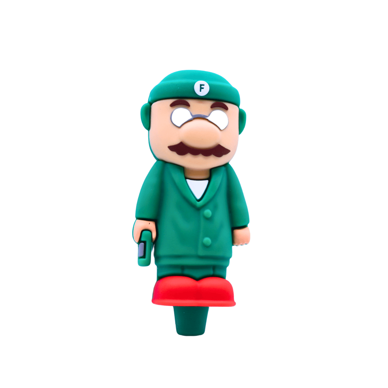 Silicone Super Mario Silicone Hand Pipe 1CT