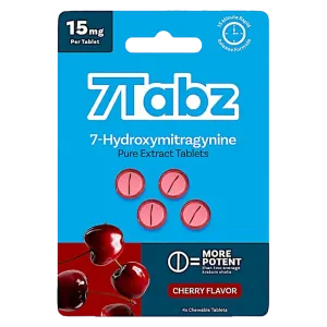 7 Tabz Cherry Flavor 7-Hydroxymitragynine 4 Tablets 1CT