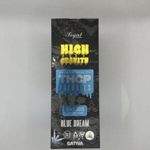 High Gravity THCP Blue Dream Sativa Pre-rolls 2×1.5G 1CT