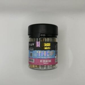 High Gravity THCP Ice Cream Cake Indica Pre-rolls 2G Each 50CT Jar