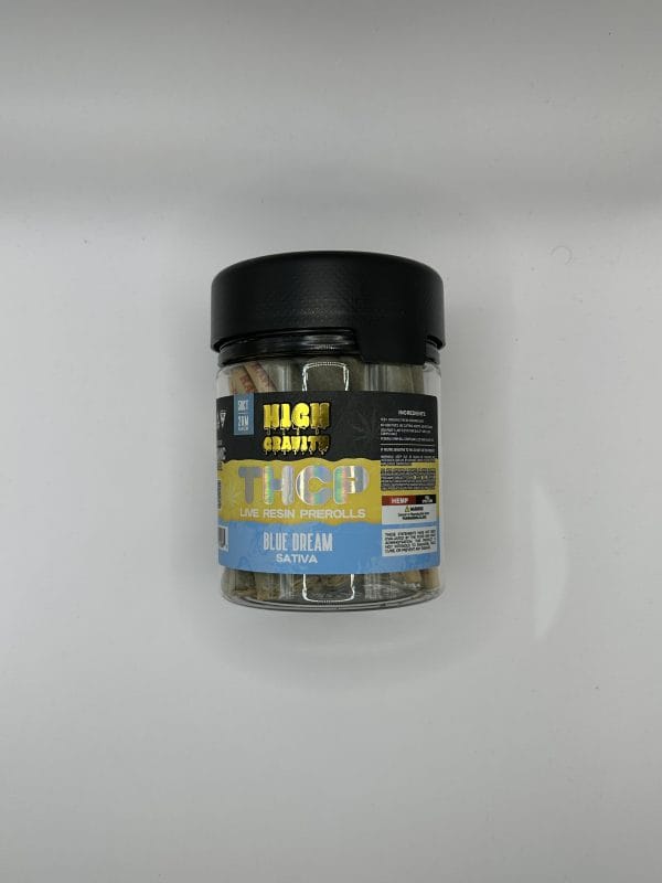 High Gravity THCP Blue Dream Sativa Pre-rolls 2G Each 50CT Jar