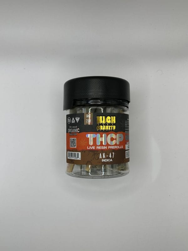 High Gravity THCP AK-47 Indica Pre-rolls 2G Each 50CT Jar