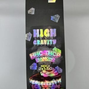 High Gravity HHC x THCP Ice Cream Cake Indica Pre-rolls 2×1.5G 1CT