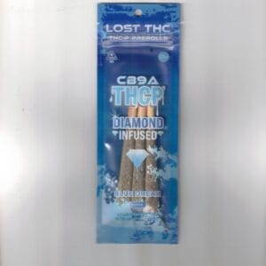 Lost Thc Blue Dream Diamond Infused CB9A/THCP 3 Pre Rolls / 1CT