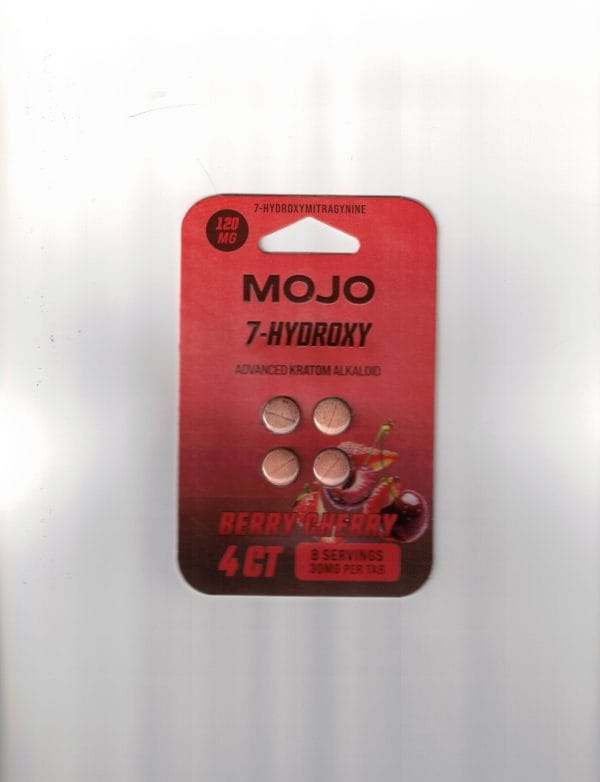 Mojo 7-Hydroxy Berry Cherry 4 Tablets 1CT