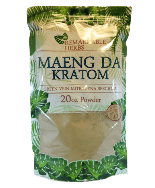 Remarkable Maeng Da Kratom Green Powder 20OZ / 1 Pack