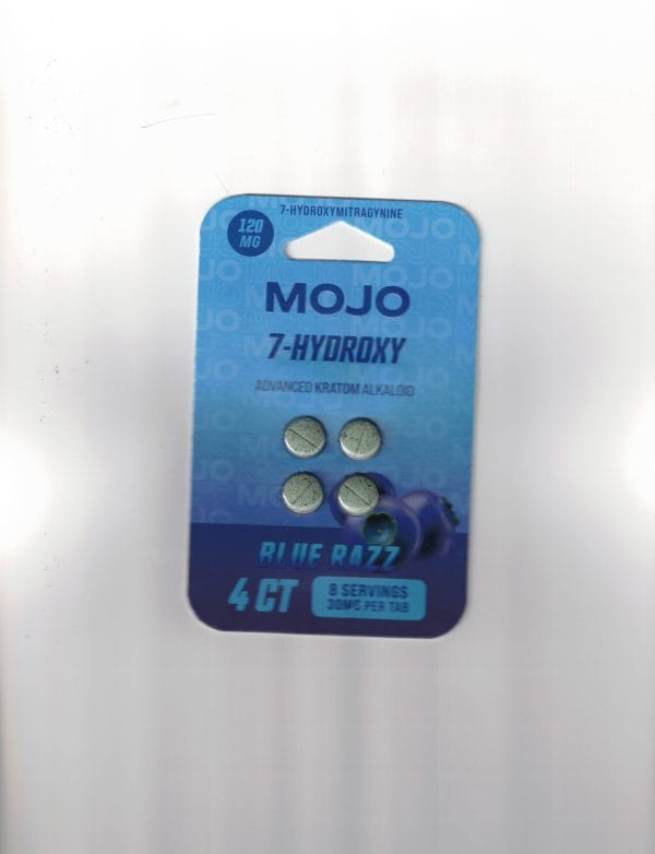 Mojo 7-Hydroxy Blue Razz 4 Tablets 1CT