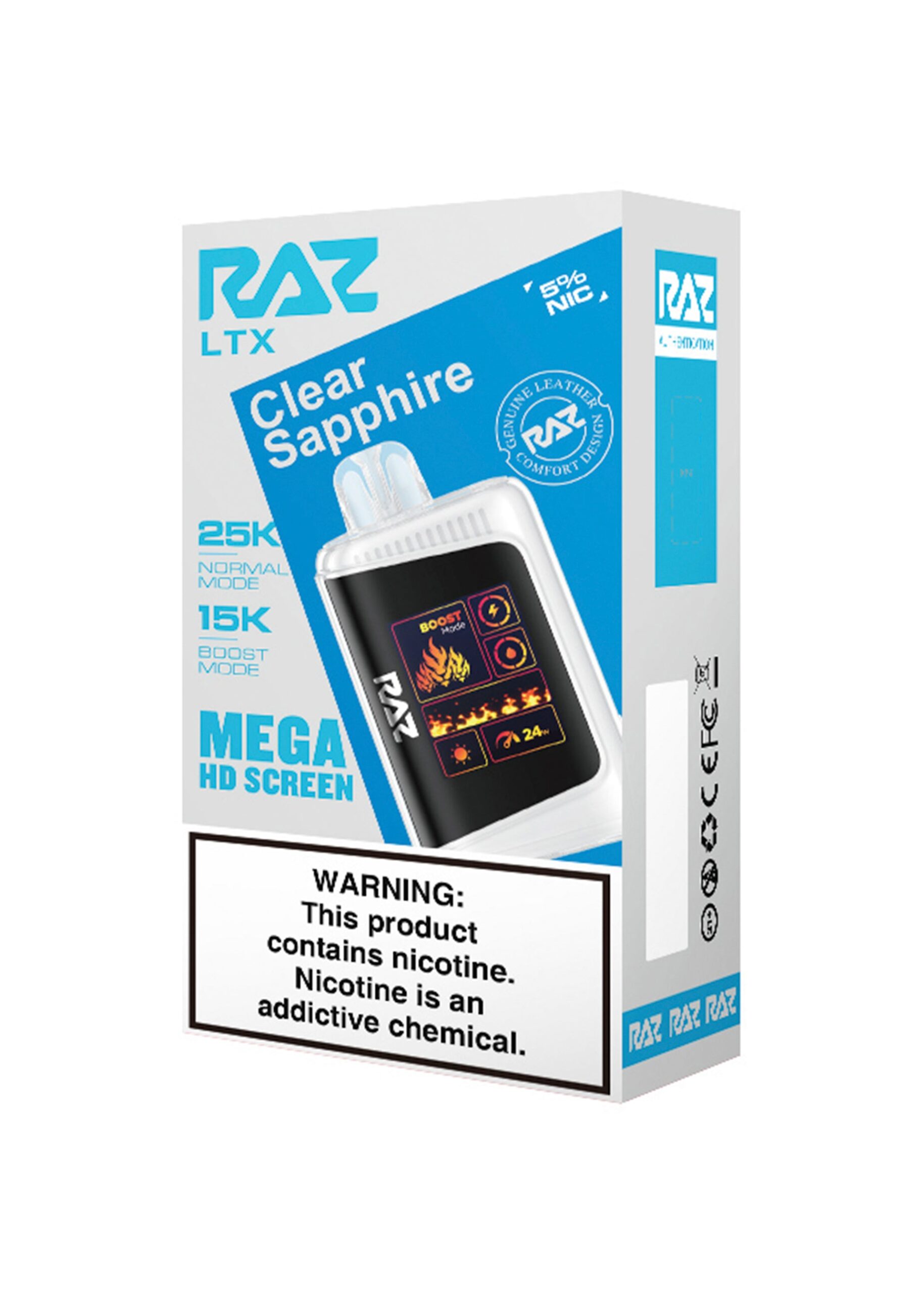 Raz LTX Clear Sapphire 25K/1CT